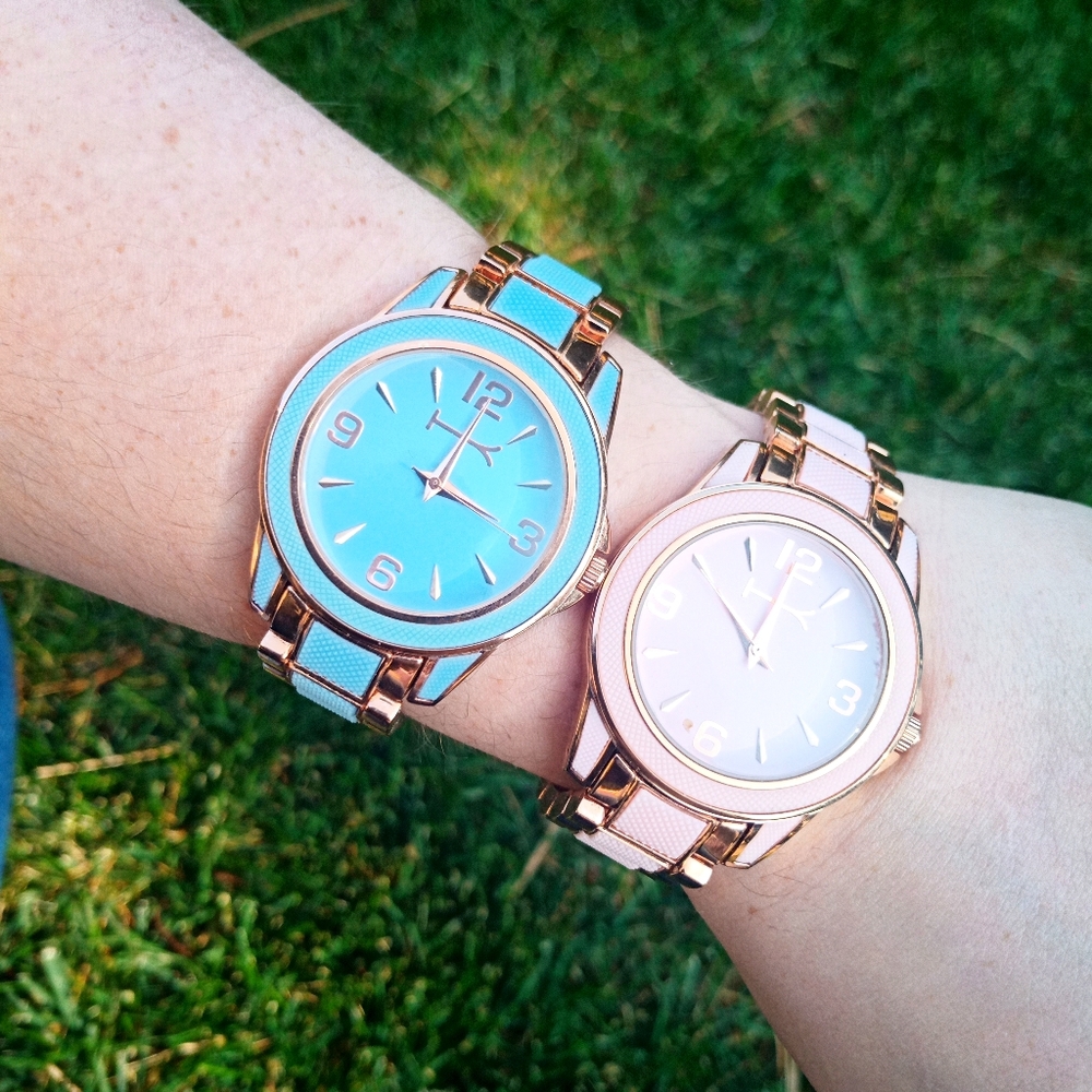 HK Pink, Blue and Gold Watch Bundle/Lot